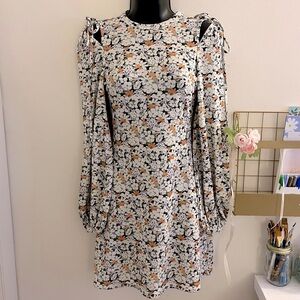 Ted Baker Floral  Long Sleeve Dress